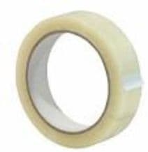 6 Rolls Of 25mm Wide Clear Transparent Cellotape Tape - 1 Inch Wide x 66 Metres