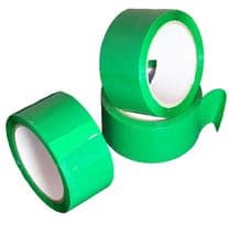 6 Rolls Of Green Packaging Parcel Tape Size 48mm x 66 Metres Coloured Packing 2"