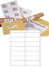 A4 Adhesive Address Printer Labels 14x Plain White Labels Per Sheet - 200 Sheets