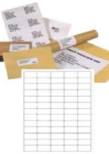 A4 Adhesive Address Printer Labels 65x Plain White Labels Per Sheet - 500 Sheets
