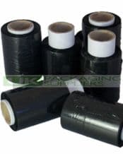 BLACK PALLET WRAP - MINI ROLLS