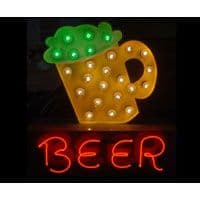 Beer Glass Neon Sign