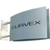 Curved Wall sign Double Sided