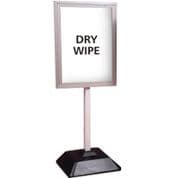 Dry Wipe & Pin Board Post Sign