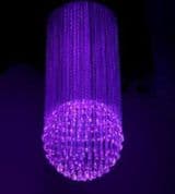 Fibre Optic chandelier - METEOR