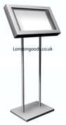 Freestanding Menu Case Sign