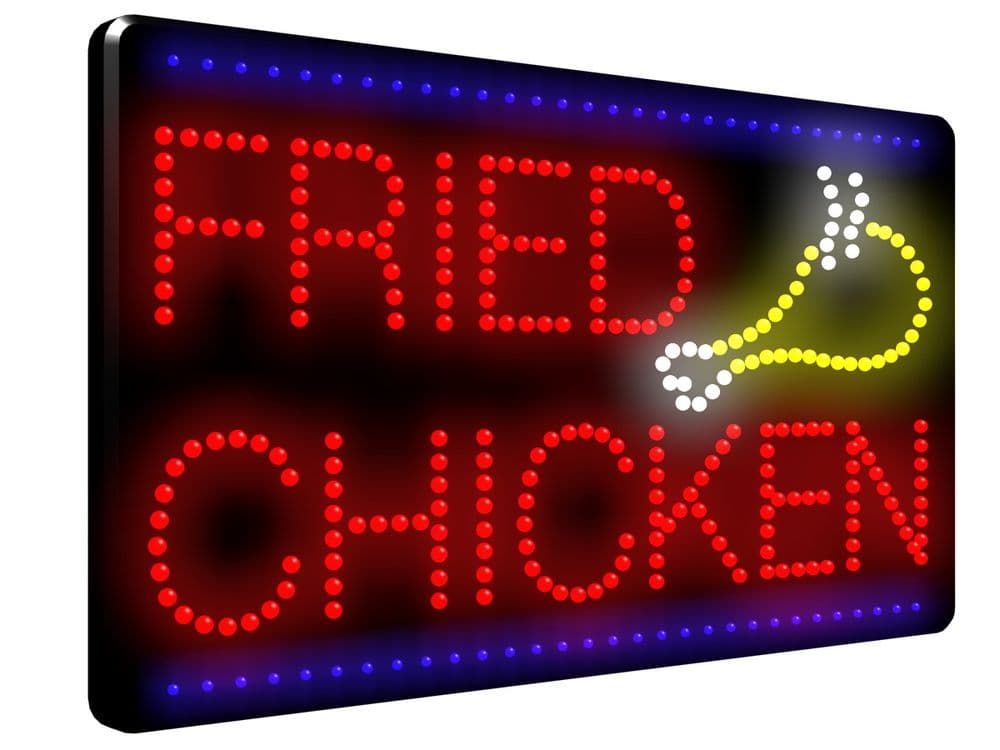 Fried Chicken & Leg LED Sign LDX-32