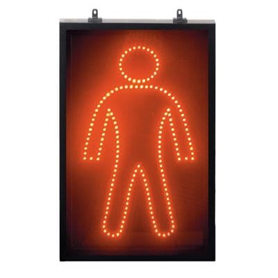 Men Sign Red Male LED Red Sign LED20