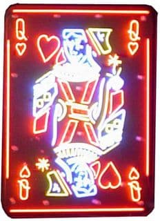 Queen of Hearts Neon Sign (NEON12)