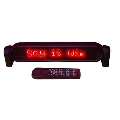 Red Portable Moving Message Machine