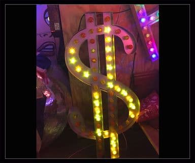 $ Bulb Sign