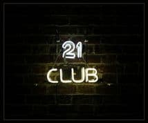 21 Club Neon Sign