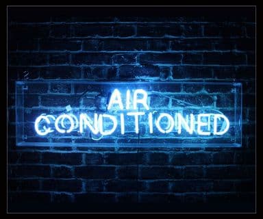 Air Conditioned Neon Sign