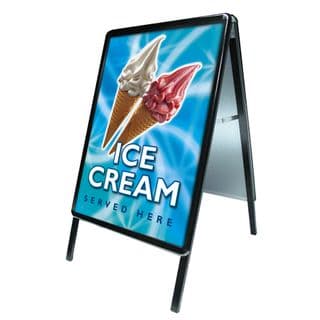 Aluminium Snap Frame A-board in 5 different Colours