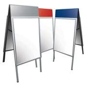 Aluminium Snap Frame A-board with Coloured Headers - A1