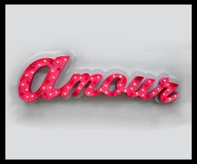 Amour Bulb Sign