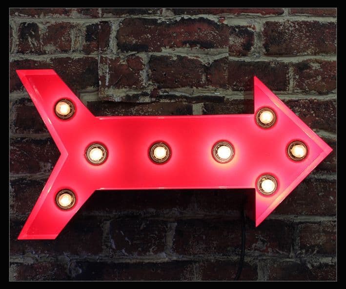Arrow Bulb Sign 2