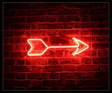 Arrow Neon Sign 1
