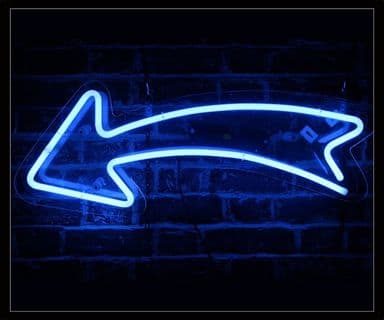 Arrow Neon Sign
