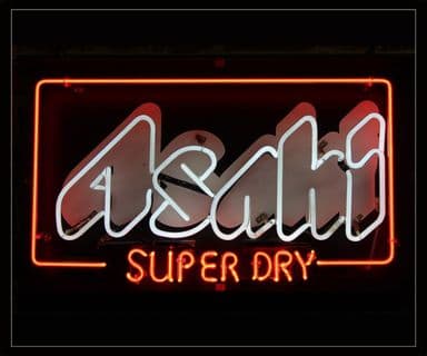 Asahi Neon Sign
