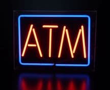 ATM Neon Sign