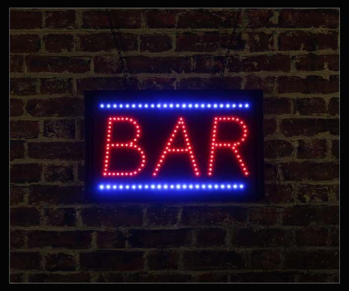 Bar LED Sign