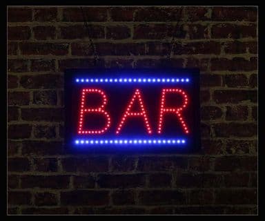 Bar LED Sign