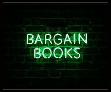 Bargain Books Neon Sign