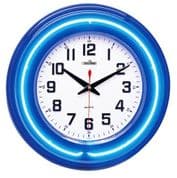 Blue Quartz Neon Clock