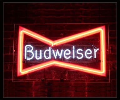 Budweiser Neon Sign
