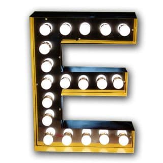 Built-up Trough Bulb Letter