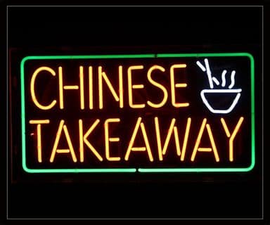 Chinese Takeaway Neon Sign