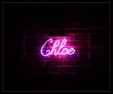 Chloe Neon Sign