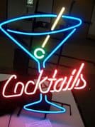 Cocktails Neon Sign