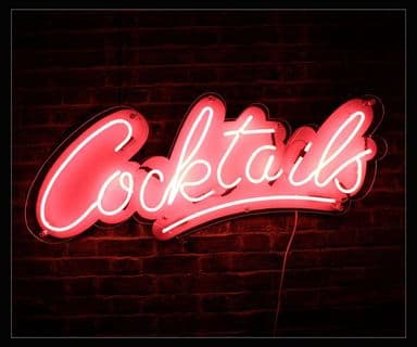 Cocktails Neon Sign 2