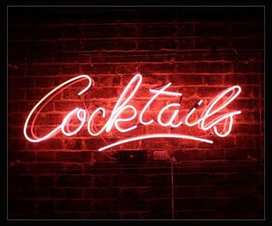 Cocktails Neon Sign 3