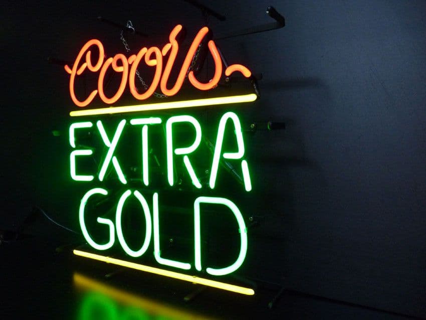 Coor s Extra Gold Neon Sign