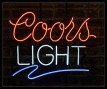 Coors Light Neon Sign