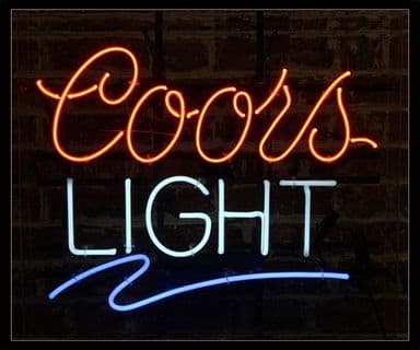 Coors Light Neon Sign