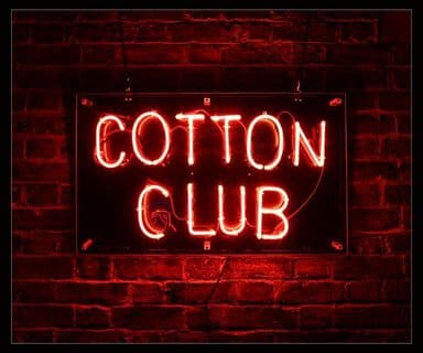 Cotton Club Neon Sign
