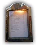 Curved Top Menu Case