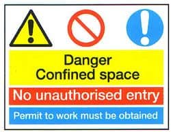 Danger Confined Space