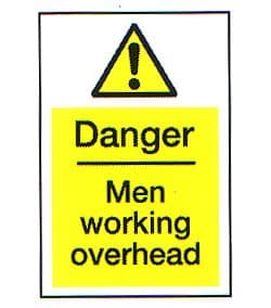 Danger Men Working Overhead 4