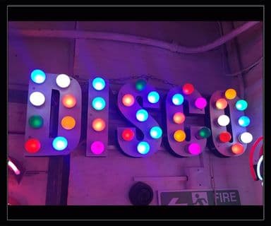 Disco Bulb Sign