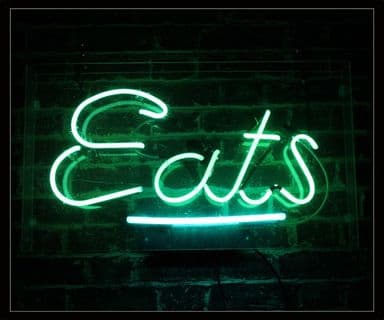 Eats Neon Sign
