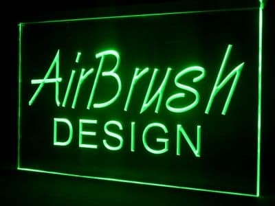 Edge lit led sign engraved (bespoke)