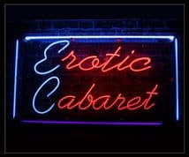 EROTIC CABARET Neon Sign