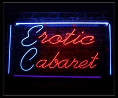 EROTIC CABARET Neon Sign