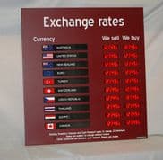 Exchange Rate Board 10