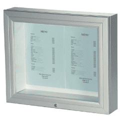 External Aluminium Menu Case
